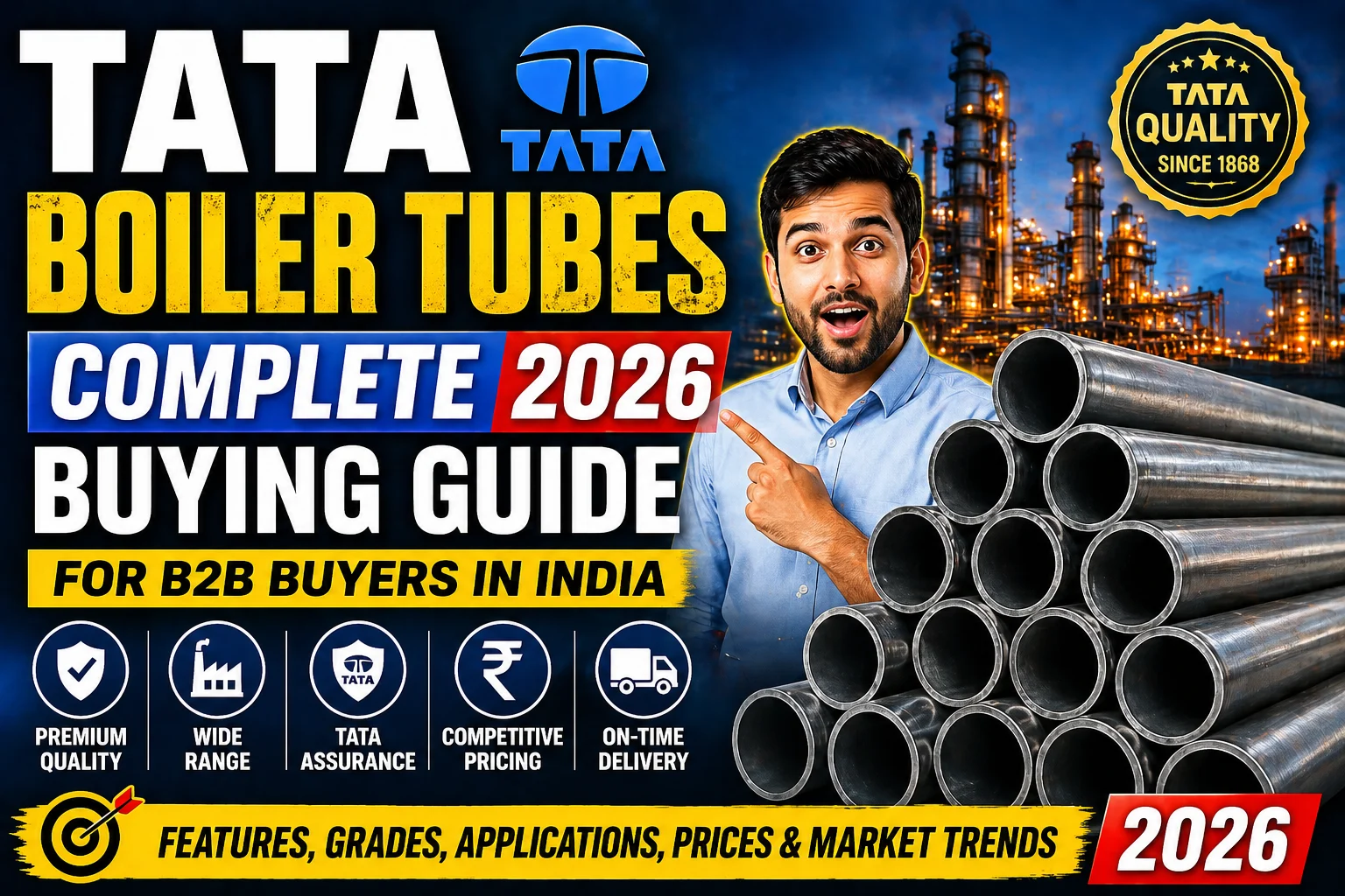 TATA Boiler Tubes Guide 2026 | Best Supplier in Mumbai